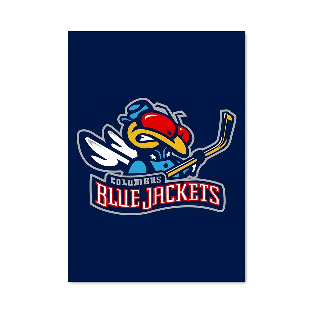 Poster Blue Jackets Pride